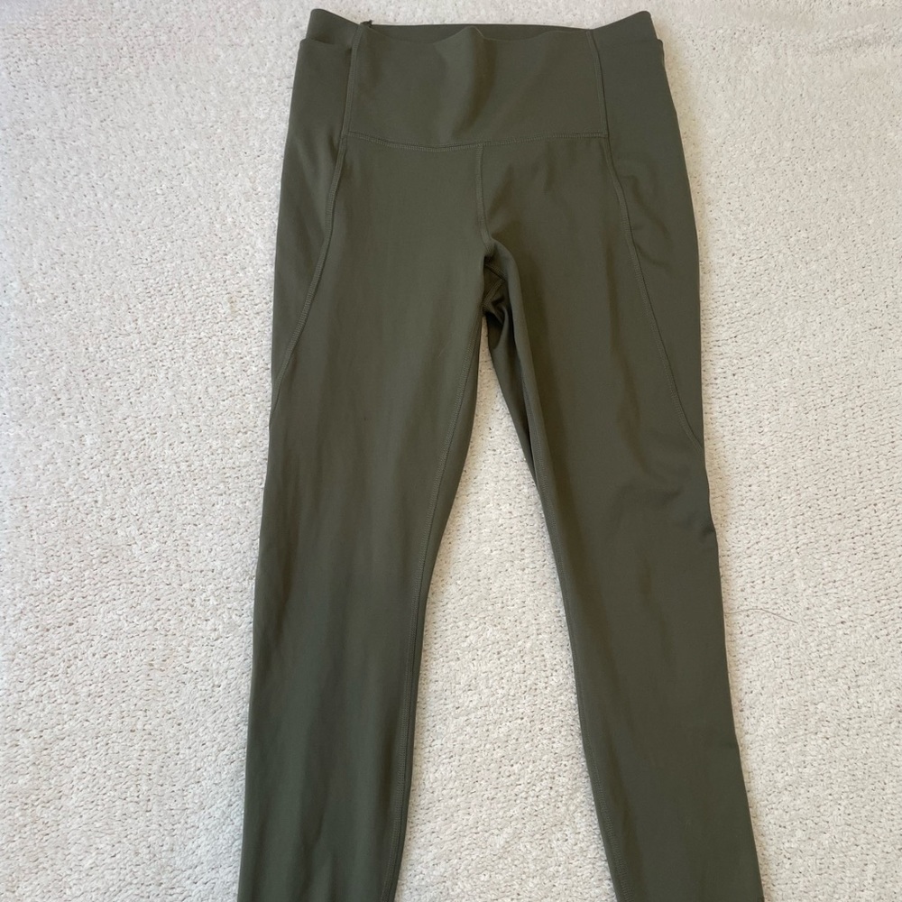 Green leggings from target